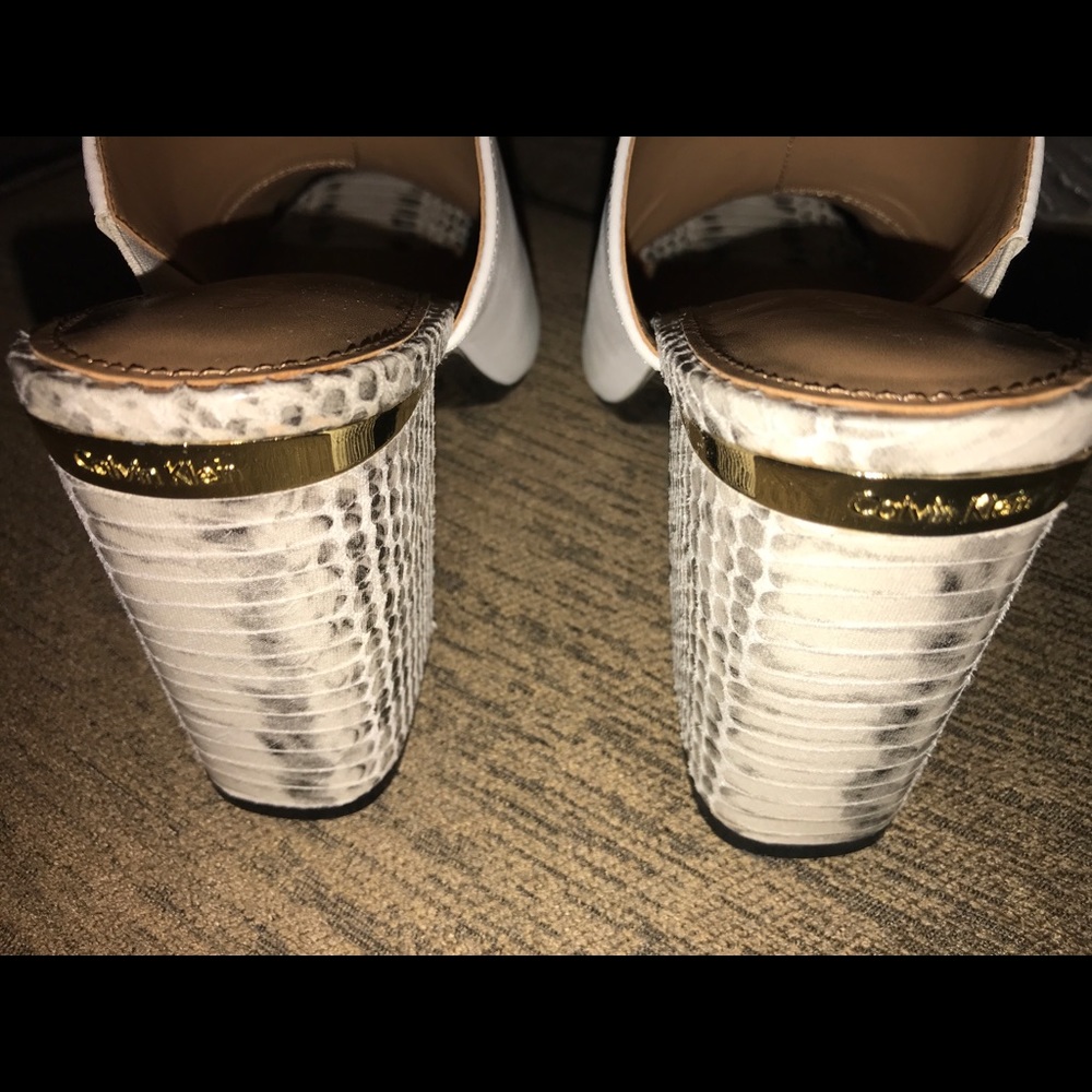 Calvin Klein Open Toe Heels